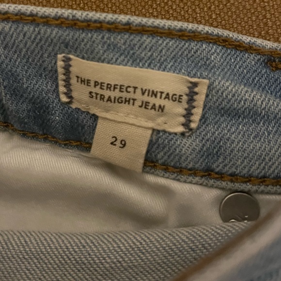 NWT Madewell Perfect Vintage Straight Jean Danby Wash Knee-Rip Edition ND515 - Picture 13 of 15